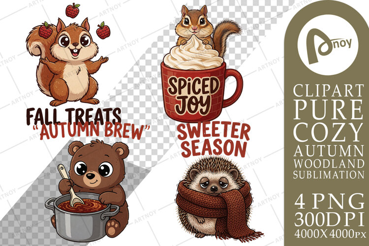 Pumpkin Spice Critter Sublimation example image 1