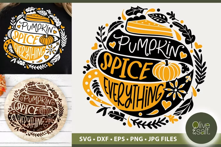 Pumpkin Spice SVG | Fall Sign SVG | Fall Shirt Sublimation