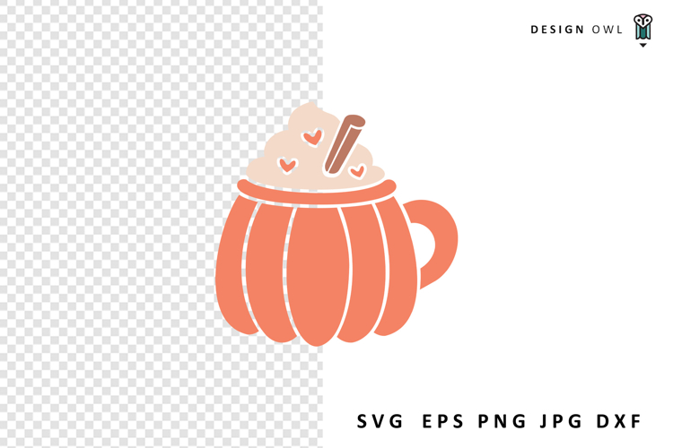 Pumpkin Spice Latte - Fall Coffee SVG
