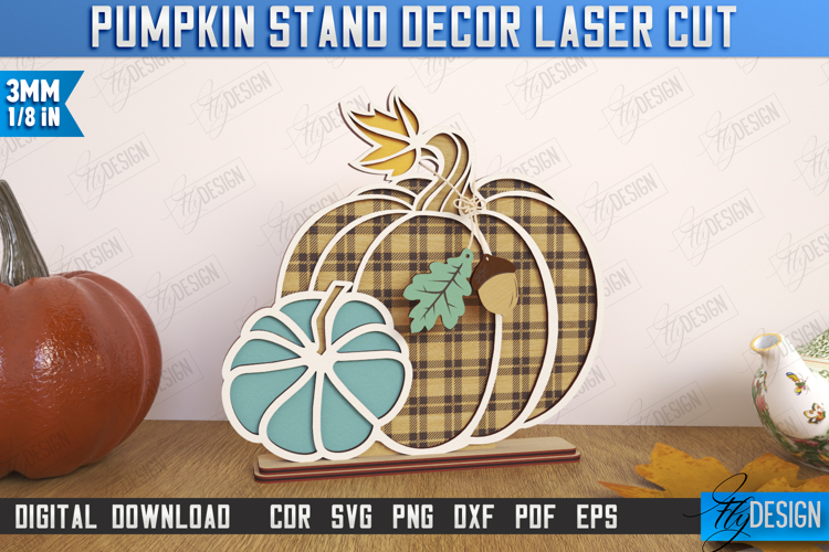 Fall Floral Pumpkin Laser Cut| Autumn Home Decor | Farmhouse