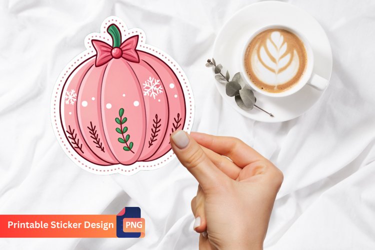 Pumpkin Sticker, Autumn Pumpkin Sticker Collection