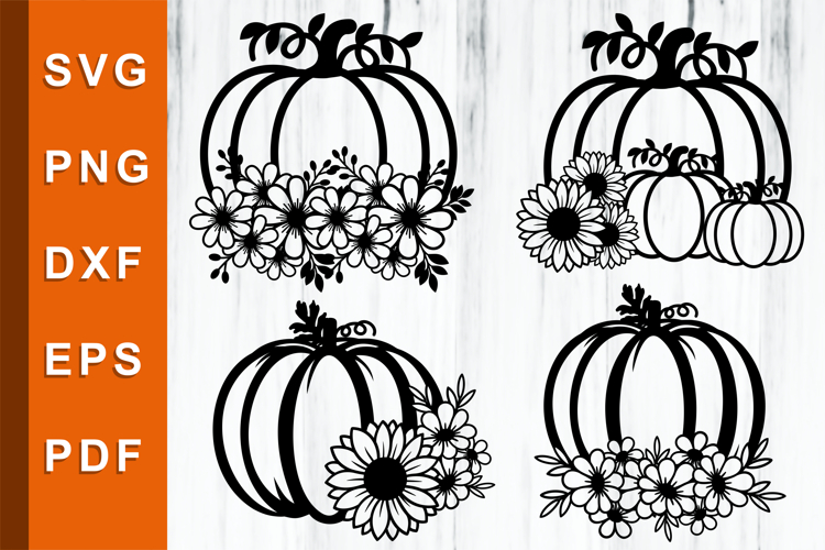 Fall Pumpkin SVG Laser Cut Files, Autumn SVG