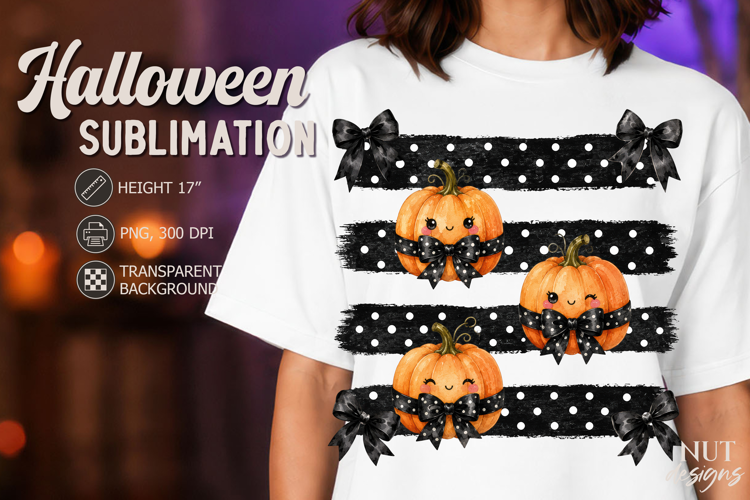 Cute Pumpkin Bow Halloween Shirt Coquette Halloween