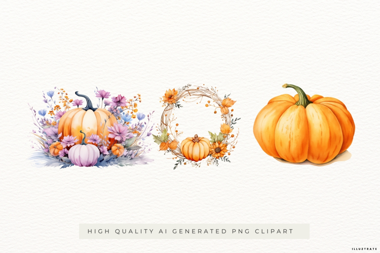 Boho Pumpkin PNG Design Element