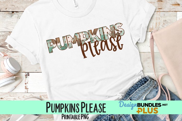 Pumpkins Please Sublimation PNG example image 1