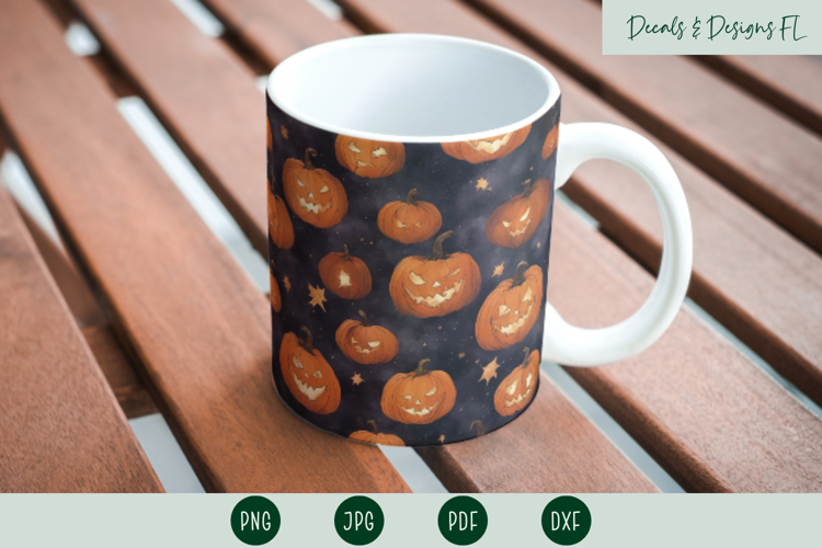 Fall Pumpkins Design | Sublimation PNG | AI Creation