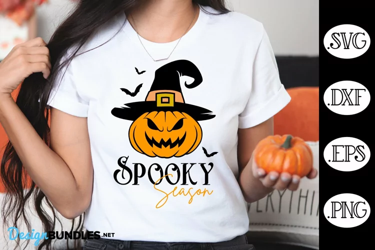Spooky Season Halloween Pumpkin SVG