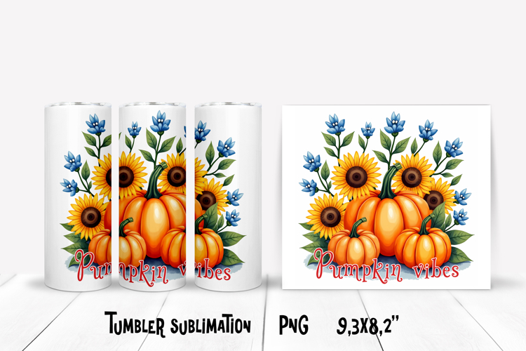 Fall Tumbler Wrap Image 5