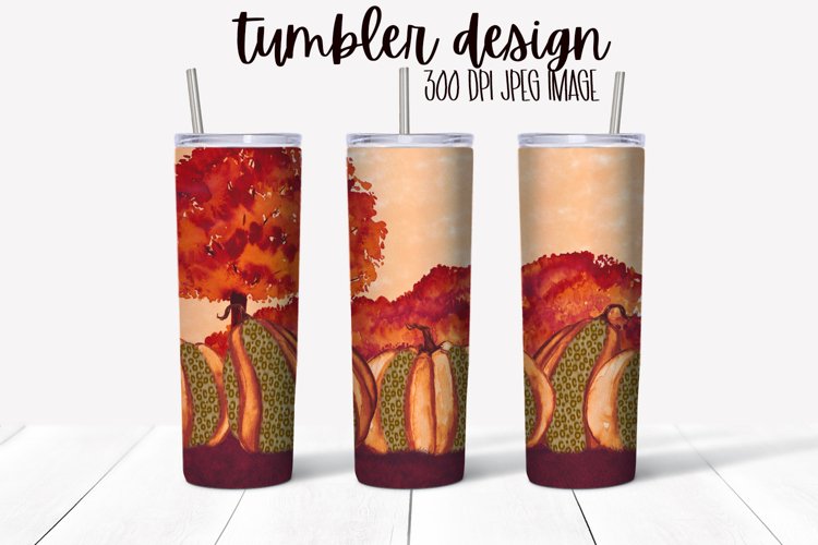 Fall Tumbler Wrap Image 2