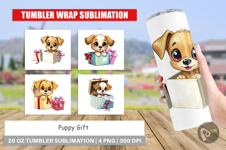 Tumbler Puppy Gift
