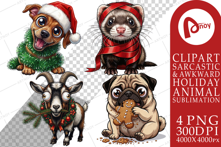 Destructive Holiday Chaos Sublimation