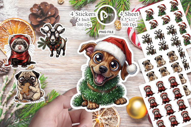 Destructive Holiday Chaos Sticker