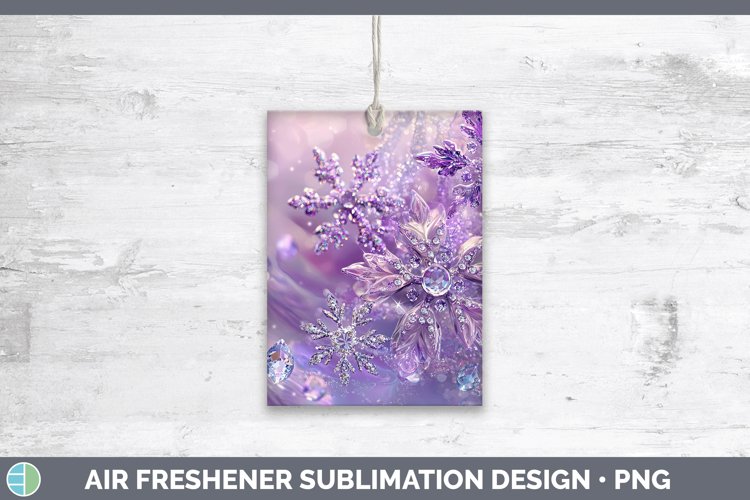 GorgeousPurple 3D Christmas Air Freshener design.