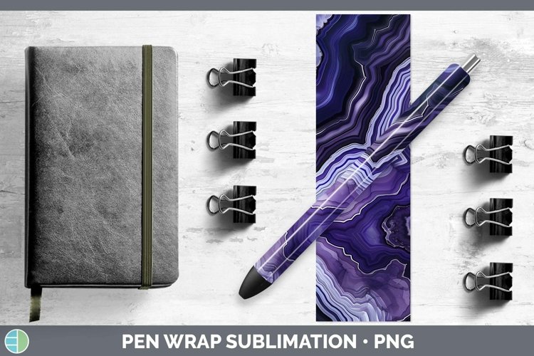 GorgeousPurple Pen Wrap design.