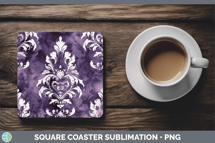GorgeousPurple Square Coaster design.