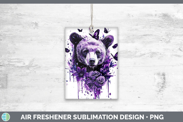 GorgeousPurple Drips Air Freshener design.