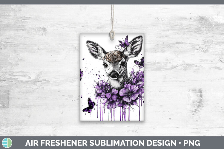 GorgeousPurple Drips Air Freshener design.