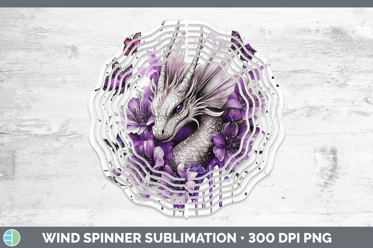 GorgeousPurple Drips Wind Spinner design.