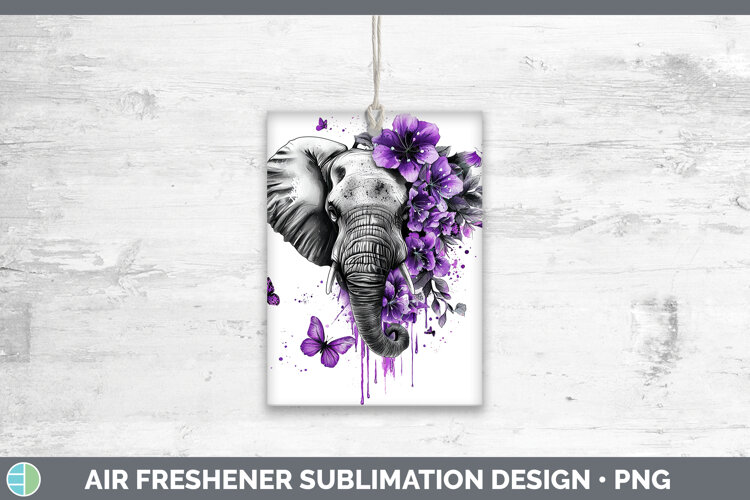 GorgeousPurple Drips Air Freshener design.