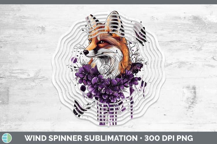 GorgeousPurple Drips Wind Spinner design.