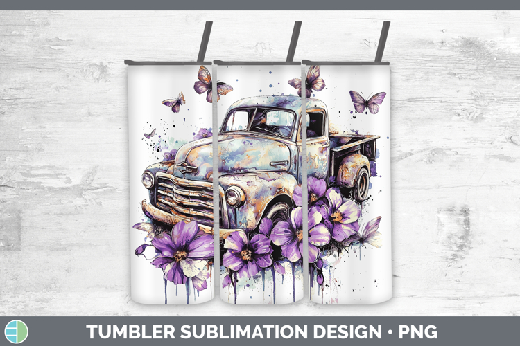 Vintage Truck Clipart Image 3