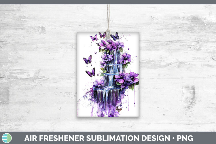 GorgeousPurple Drips Air Freshener design.