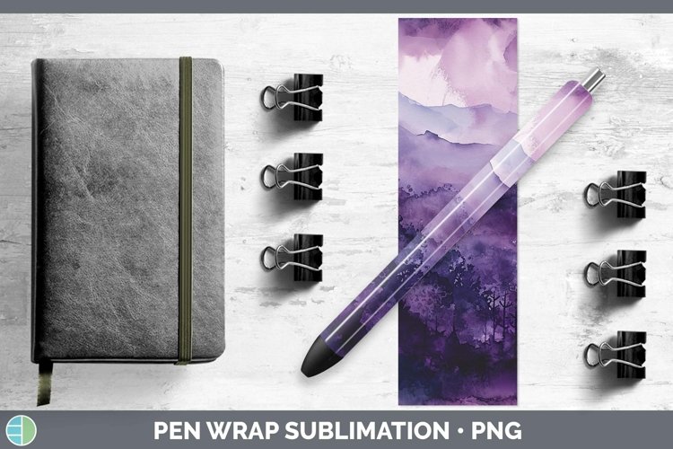 GorgeousPurple Pen Wrap design.