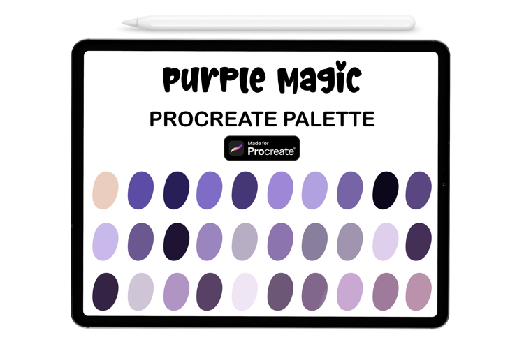 Purple Magic Procreate Palette - Procreate Color Palette