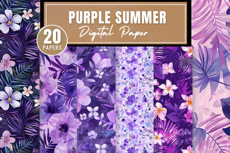 Summer Digital Paper Image 2