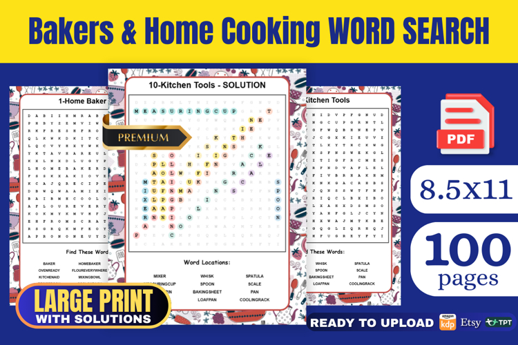 Large Print Word Search Printable Image 12