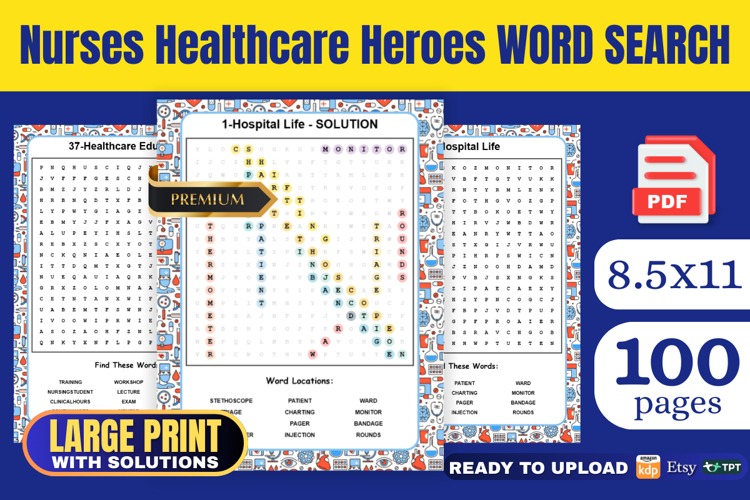 Large Print Word Search Printable Image 2