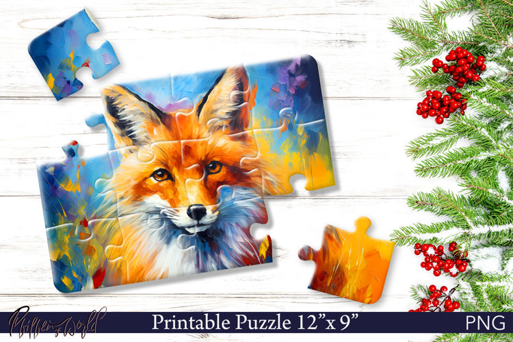 Animal Puzzle | Fox | Forest Animals