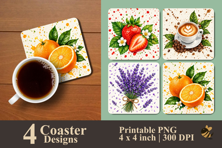 Time to Relax Coaster Sublimation Designs