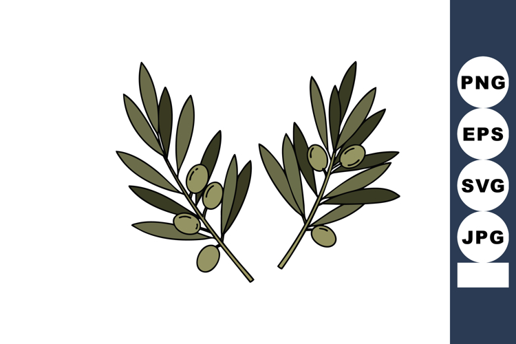 Olive Tree Vector Image 15