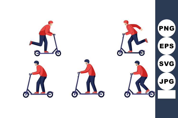Scooter Clipart Image 21