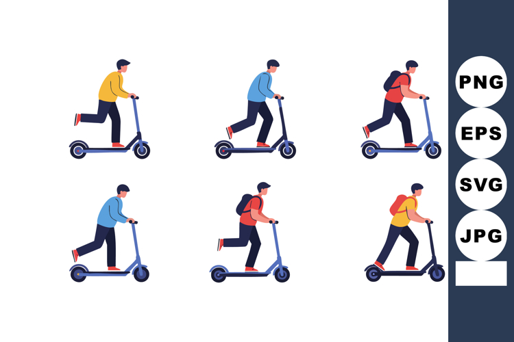 Scooter Clipart Image 18