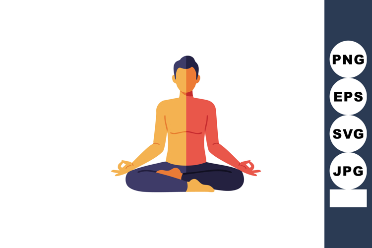 Meditation Clipart Image 6