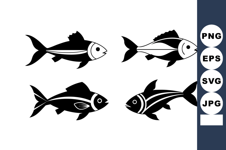 Marine Fish Silhouette
