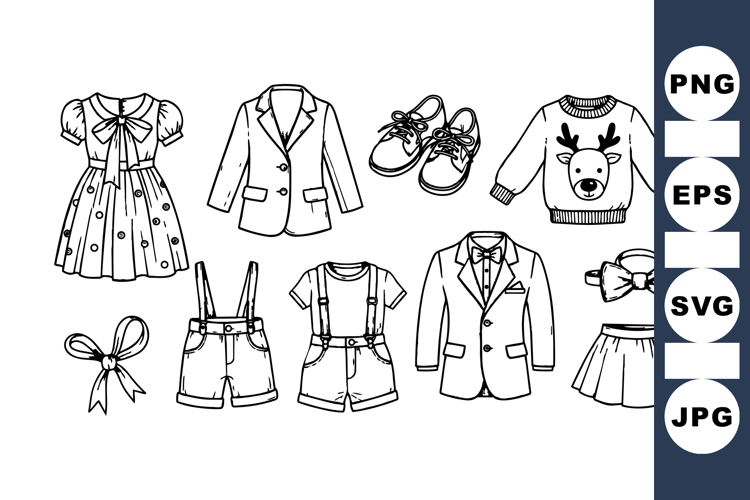 Dress Clipart Image 23