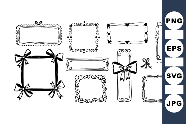 Border Black And White Clipart Image 6
