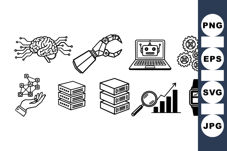 Machine Learning Icon Image 24