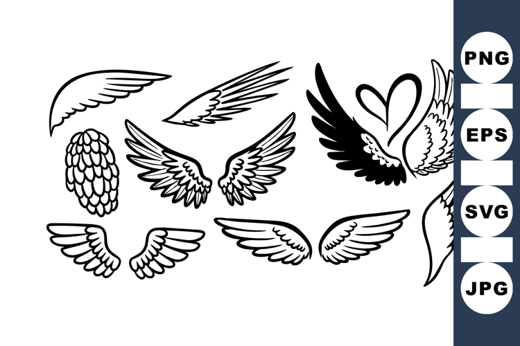Angel Wings Clipart Image 4