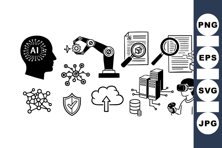 Machine Learning Icon Image 22