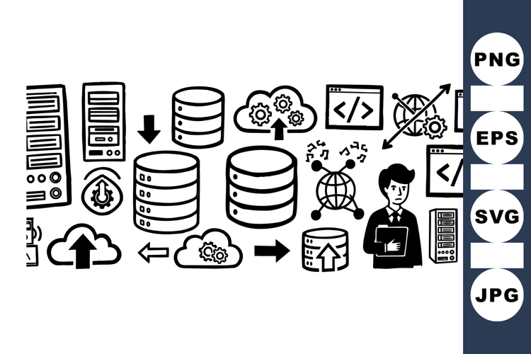 Database Clipart Image 2