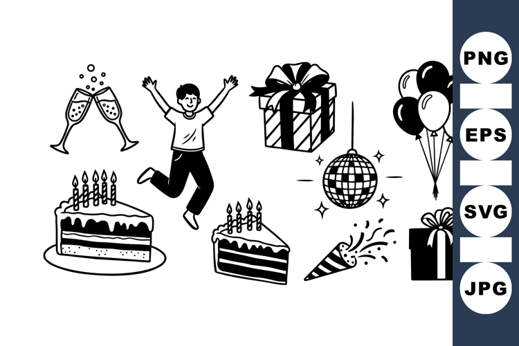 Black And White Clipart Image 6