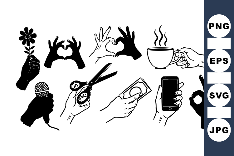 Hand Vector Image 2