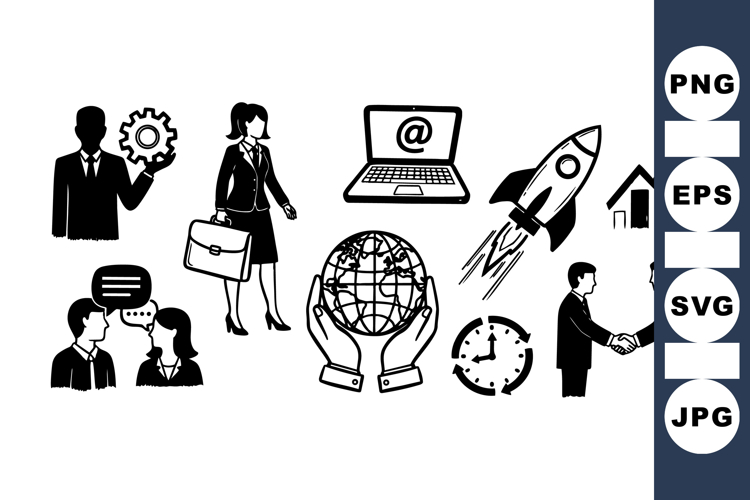 Business Strategy Icon Vector