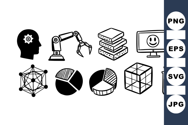 Tech Innovation Vector Icon Set for Business Use