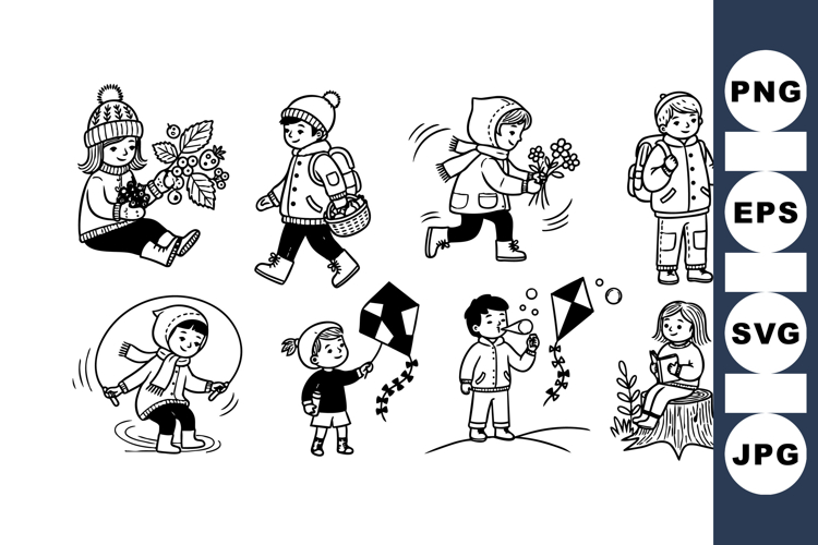 Black And White Clipart Image 10