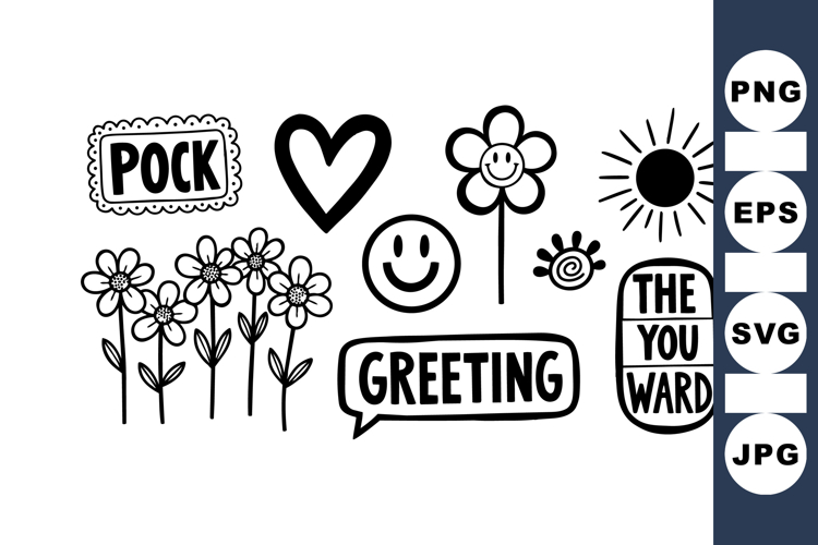 Black And White Clipart Image 3